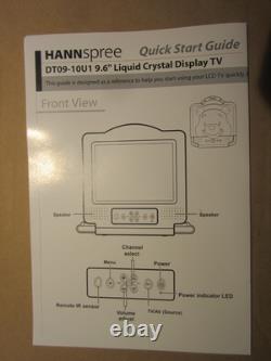 Disney Winnie The Pooh Hannspree 9.6 LCD Tv 2005 Original Box Paperwork Remote