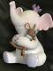 Disney Winnie The Pooh Heffalump And Roo Hugging Porcelain Figure