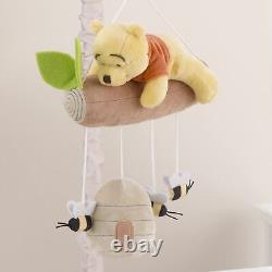 Disney Winnie The Pooh Hugs and Honeycombs Plush Musical Mobile with Bee Hive