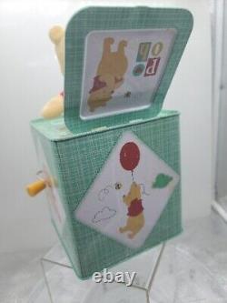 Disney Winnie The Pooh Jack In The Box Musical Pooh Toy Collectible 8