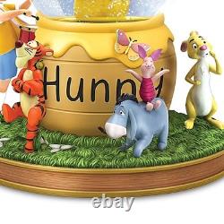 Disney Winnie The Pooh Musical Anniversary Glitter Globe by Bradford Exchange