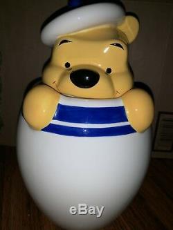 Disney Winnie The Pooh Peek-A-Boo Canister Eeyore Tigger Piglet Cookie Jar