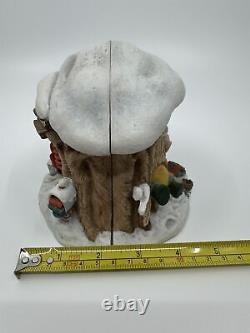 Disney Winnie The Pooh Rabbits House Christmas Holiday Home Sweet Burrow Hinged