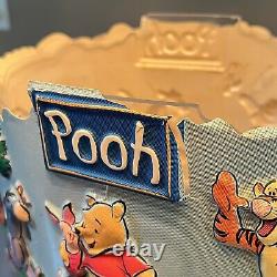 Disney Winnie The Pooh Store Countertop Rotating Watch Display Locked Case 1998