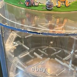 Disney Winnie The Pooh Store Countertop Rotating Watch Display Locked Case 1998