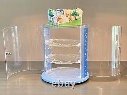 Disney Winnie The Pooh Store Countertop Rotating Watch Display Locked Case 1998