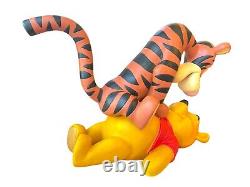 Disney Winnie The Pooh & Tigger Big Fig Statue Huge Rare