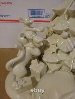 Disney Winnie The Pooh Tree Trimming Party Christmas Lenox Figure Unpainted