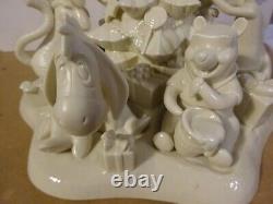 Disney Winnie The Pooh Tree Trimming Party Christmas Lenox Figure Unpainted