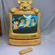 Disney Winnie The Pooh Tube Tv Crt 13 & Dvd Player Yellow Combo Set (2005)