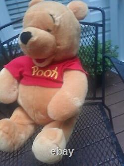 Disney Winnie The Pooh Vintage LARGE JUMBO 27 inch Plush Stuffed Bear