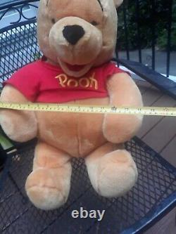 Disney Winnie The Pooh Vintage LARGE JUMBO 27 inch Plush Stuffed Bear