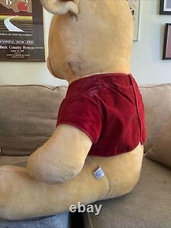 Disney Winnie The Pooh Vintage LARGE JUMBO 32 inch Plush Stuffed Bear Huge