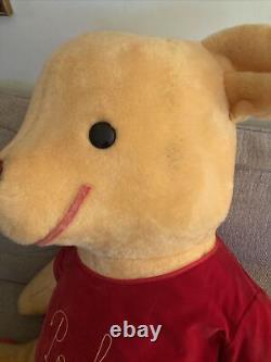 Disney Winnie The Pooh Vintage LARGE JUMBO 32 inch Plush Stuffed Bear Huge