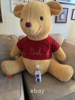 Disney Winnie The Pooh Vintage LARGE JUMBO 32 inch Plush Stuffed Bear Huge