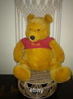 Disney Winnie The Pooh Vintage LARGE JUMBO 36 inch Plush Stuffed Bear