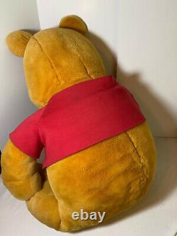 Disney Winnie The Pooh Vintage LARGE JUMBO 36 inch Plush Stuffed Bear