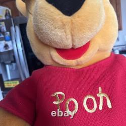 Disney Winnie The Pooh Vintage LARGE JUMBO 36 inch Plush Stuffed Bear Quality