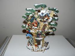 Disney Winnie The Pooh's Countdown To Christmas Tree Sculpture Bradford Exchange