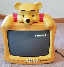 Disney Winnie the Pooh 13 TV (Working!) No Remote