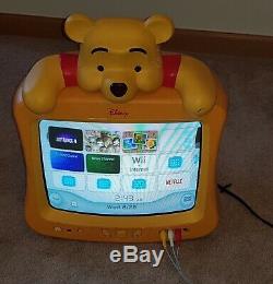 Disney Winnie the Pooh 13 TV (Working!) No Remote