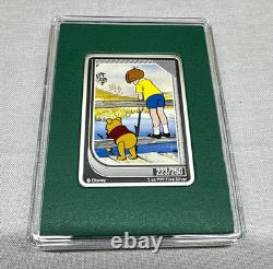 Disney Winnie the Pooh 2024 Niue $2 1 oz. 999 Silver Colorized 223/250