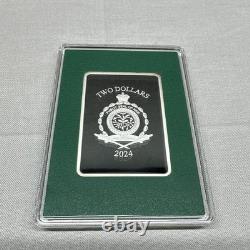 Disney Winnie the Pooh 2024 Niue $2 1 oz. 999 Silver Colorized 223/250