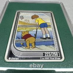 Disney Winnie the Pooh 2024 Niue $2 1 oz. 999 Silver Colorized 223/250