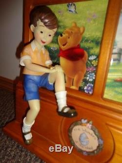 Disney Winnie the Pooh Bradford Exchange Christopher Robin Display NEW Condition