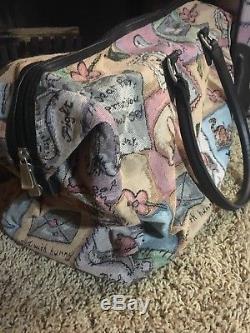 Disney Winnie the Pooh Carry On Luggage Suitcase Duffle patchwork