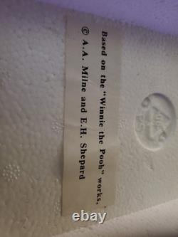 Disney Winnie the Pooh Christmas Train Set In Original Box VTG NEW Danbury Mint