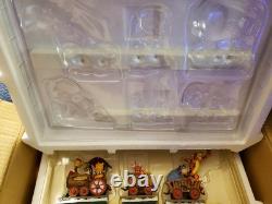 Disney Winnie the Pooh Christmas Train Set In Original Box VTG NEW Danbury Mint