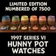 Disney Winnie The Pooh Collectors Club Series Vi Fossil Watches & Honey Pots Set