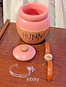 Disney Winnie the Pooh Collectors Club Series VI Fossil Watches & Honey Pots Set