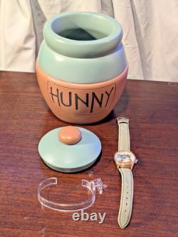 Disney Winnie the Pooh Collectors Club Series VI Fossil Watches & Honey Pots Set