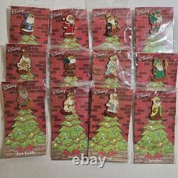 Disney Winnie the Pooh Countries Santas Around the World Set of 12 Pins NEW