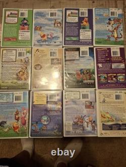 Disney Winnie the Pooh DVD Lot of 12 Special Edition Tall/DVD Case