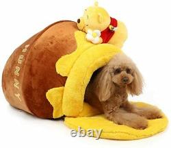 Disney Winnie the Pooh Dog House Honey Pot Cushion Type New Japan