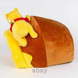 Disney Winnie the Pooh Dog House Honey Pot Type + Cushion Fast Ship Japan EMS
