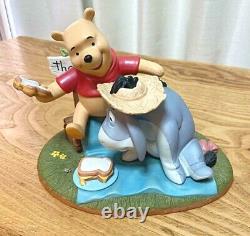 Disney Winnie the Pooh Eeyore Figure Ornament Pottery Pooh & Friends Rare NM