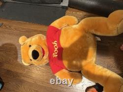 Disney Winnie the Pooh, Eeyore & Tigger Jumbo Plush Lot Great Condition Rare 90s