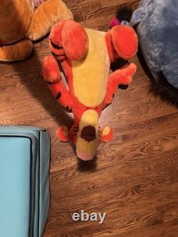 Disney Winnie the Pooh, Eeyore & Tigger Jumbo Plush Lot Great Condition Rare 90s
