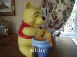 -Disney Winnie the Pooh Ex Disney Store Display Resin Statue Figure