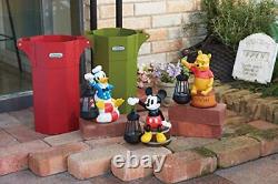 Disney Winnie the Pooh Figure Garden Solar Light Seto Craft JPN