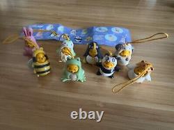 Disney Winnie the Pooh Figure Peek-A-Pooh Series Charm Rare Frog Lot Set Eeyore