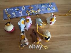 Disney Winnie the Pooh Figure Peek-A-Pooh Series Charm Rare Frog Lot Set Eeyore