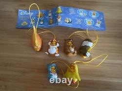 Disney Winnie the Pooh Figure Peek-A-Pooh Series Charm Rare Frog Lot Set Eeyore