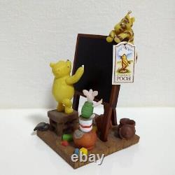Disney Winnie the Pooh Figurine Classic Pooh Chalkboard