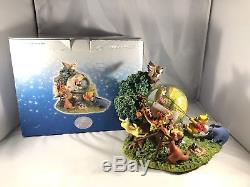 Disney Winnie the Pooh & Friends Blustery Day Musical Snow Globe NEVER USED