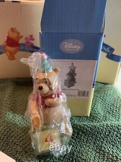 Disney Winnie the Pooh & Friends Porcelain Birthday Figurines Set of 10